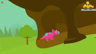 Fun Jurassic Dig Kids Games   Baby Find Dinosaur Bones With Cute Vehicles   Dino Game Fo