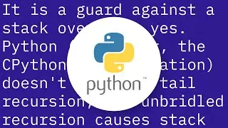 What is the maximum recursion depth in Python, and how to increase it?
