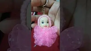 Barbi Doll Key 🗝️ Ring #shorts #youtubeshorts #barbiedoll #keyring #trending #viral #anupamaunboxing
