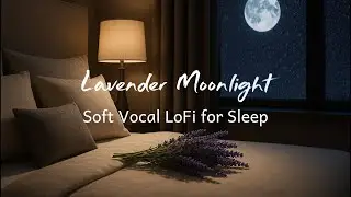 Lavender Moonlight 🌙 | 1 Hour of Soft Vocal LoFi for Sleep, Relax & Midnight Calm