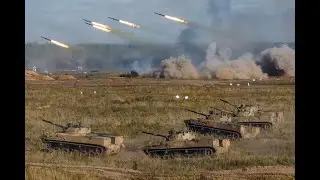 Russian Tanks on the move in Ukraine 2/25/2022