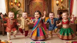 Indian Kids Song 👶🎶 Dodi Dodi Dum Dum & Dudi Dudi Dam Dam For Babies Dancing