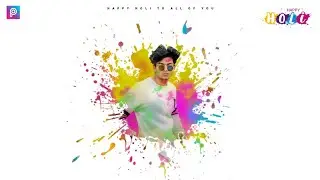 Picsart Splash Effect Holi Photo Editing 2023 || Happy Holi Photo Editing || Holi Special Editing