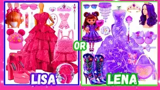 lisa or lena 💝💫 #lisaandlena #kpop #amira #barbie #gift #lisaandlena #viral #trending #viralvideo 