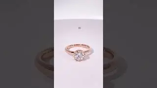 Rose gold solitaire ring #shorts #youtubeshorts #jewellery