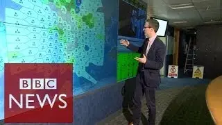 Inside Inmarsat control room that tracked MH370 - BBC News