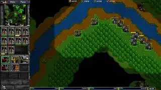 Warcraft 2 Remastered Bridge to Bridge Combat 3v3
