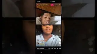 Yk Osiris IG Live ft fans 😜😜😜