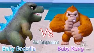 PUBG MOBILE BABY GODZILLA AND BABY KONG companion free on beta 1.4 Gameplay