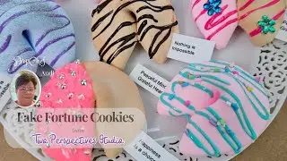 Fake Fortune Cookies Whimsical Style for Parties, Photography, home staging and more!