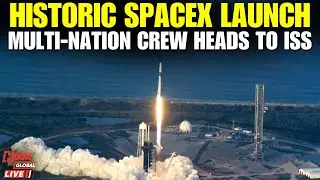 SpaceX Launch LIVE: NASA, JAXA & Roscosmos Astronauts Lift Off to ISS | Dragon Spacecraft Lifts Off