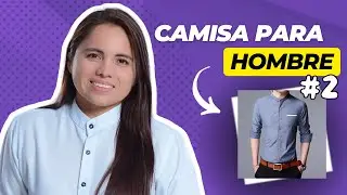 TUTORIAL 2 / Como hacer una ✅CAMISA PARA HOMBRE PIE DE CUELLO✅//isabel villagomez
