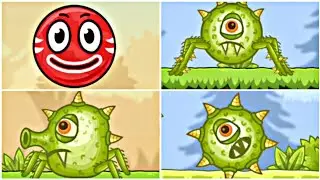 Bounce Ball 5 - Red Ball Gameplay - All Bosses - All Levels (Android, IOS)