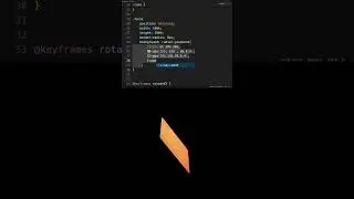 Hypnotic 3D Glowing Cube &ndash; Pure CSS Magic | No JavaScript #short