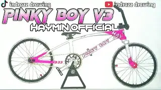 Cara Menggambar Sepeda Pinky Boy V3 Haymin Official