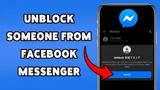 How To Unblock Someone From Facebook Messenger 2025 | Remove A User From Block List
