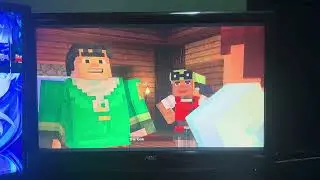 Trying out Xbox 360 game Minecraft Story Mode Complete Adventure on my Xbox 360 & testing frame rate