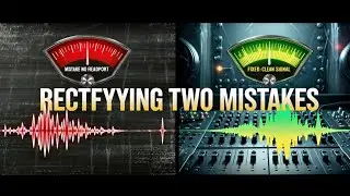 Fixing Two Mistakes: Singal-To-Noise Ratio and Headroom (Proper Gain Staging)