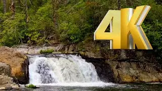 Beautiful Waterfall in Nature | Relaxing 4K Scenery 💦🌿
