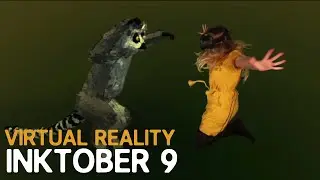 Virtual Reality Art - Inktober Day 9
