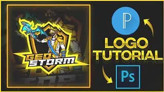 Free fire mascot logo tutorial | Free fire logo | eSport logo tutorial