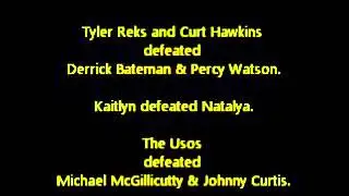 WWE Nxt Spoilers for 6-13-12 Wednesday