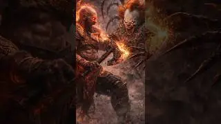 Kratos VS Pennywise kim kazanır? #keşfet #kratos #pennywise #godofwar #savaş #mitoloji #olimpos