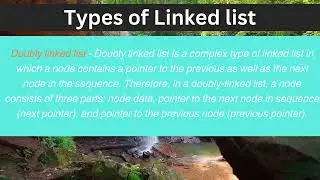 Linked list key points for exam point of view