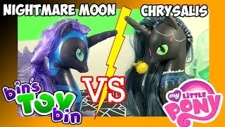 MLP Villain Battle! My Little Pony Talking QUEEN CHRYSALIS Toy Review! by Bin's Toy Bin