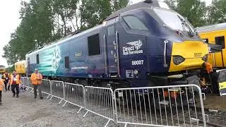 DRS class 88. Dual power loco. Cab view. #RailLive #class88 #drs #train