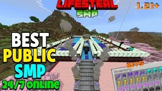 🤯 Best Free Public Smp Server For Minecraft Cracked 🌿 | Java + Pe | 24/7 Online | Anyone Can Play ✨