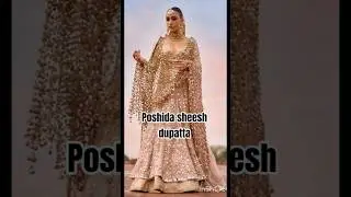 😘 poshida sheesh dupatta || mirror dupatta ||  viral dupatta #trending #wedding #shorts #viral #yt