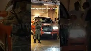 Car Convoy of Anant Ambani Wedding I Grand Entry of Ambani Marriage Vehicles in Mumbai #ambani