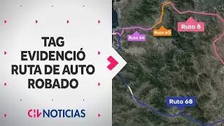 CON REGISTRO DEL TAG se evidenci&oacute; la ruta del auto robado a Johnny Herrera - CHV Noticias