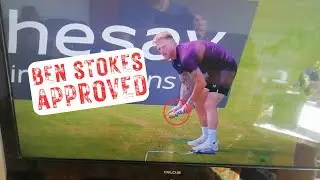 Ben Stokes in Practice Uses ProSolve Site Marker!