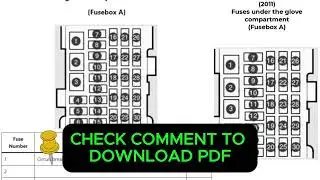 2011 Volvo S60 Fuse Box Diagram