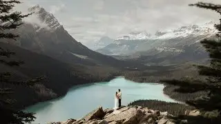 Banff Elopement at Peyto Lake