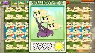 100% THREEPEATER Foods Plant VS All Cartoons Zombies! - Plants Foods vs Zombies Cartoons Mod