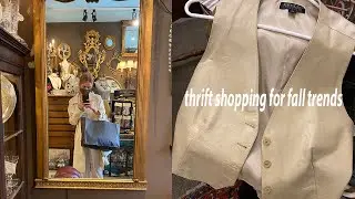 thrifting for fall 2021 trends | come thrift with me