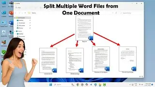 How to Split Multiple Word Files from One Document (Easy Tutorial in Hindi)