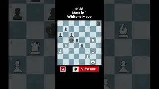 Mate in 1! White to move #chess #tactics #puzzle #matein1 #viral #shorts #learn #tricks #brilliancy
