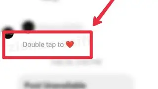Instagram Use Double tap to Feature