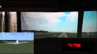 [HOMECOCKPIT] A340-300 CROSSWIND Landing || 2 Views || @ Hamburg Airport