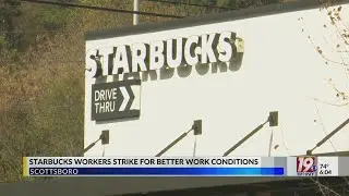 Starbucks Workers Strike for Better Work Conditions | Aug 28, 2023 | News 19 at 6:00 a.m.