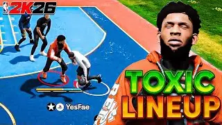 THIS LINEUP FINNA BREAK THE GAME! TOXIC LINEUP TAKEOVER THE PARK IN NBA 2K26!