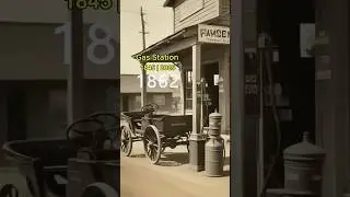 Gass Station 1845 | 2025, | Gass Station in Past and Future 😉| #thenandnow #gasnetwork #europeangas