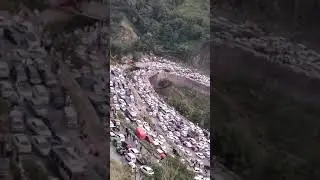 Murree Crowd,Massive traffic jam .drone video watch