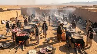 Tribal Afghan Wedding Ceremony in Afghanistan | Traditional Food & Culture | Kabuli Pulao recipe