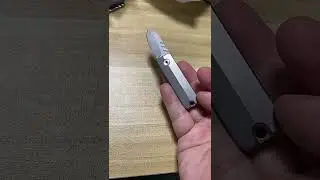 Нож D2 titanium #edc Flipper knife Ссылка в комментариях/Product link in comments #shots #knife #нож