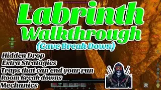Labrinth Walkthorugh | Cave Break Down | Detailed Cave Run | Ark Ascended |